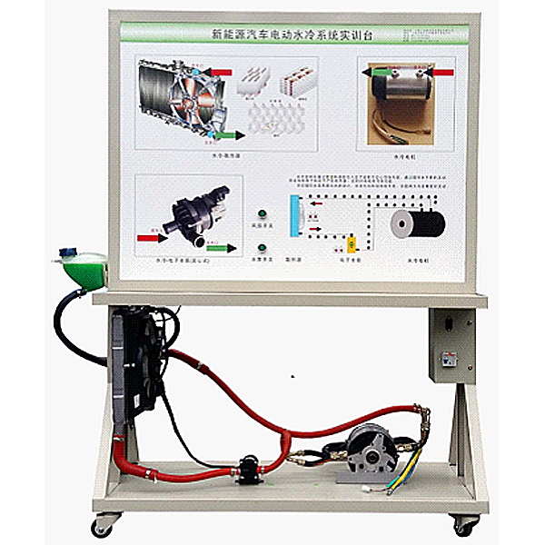 电动汽车水冷系统示教实验台,化工泵组拆装实训装置